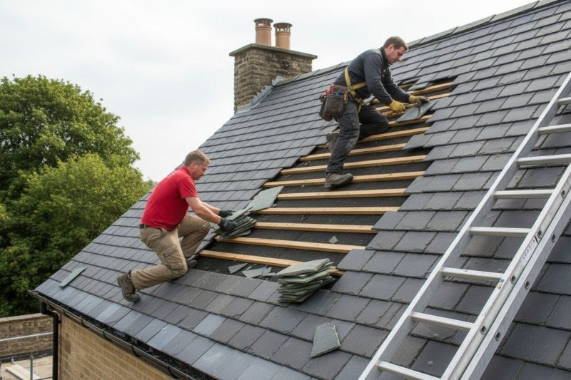 Slate Roof Repair detail